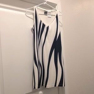 Dark blue and white Nike dress